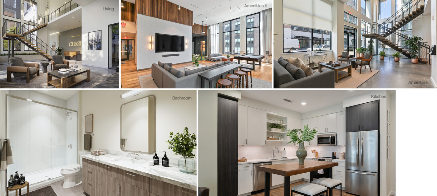 Cabinets and fixtures